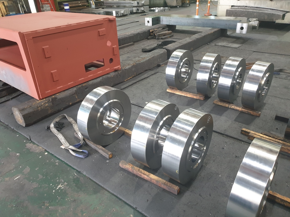 Forged wheel used for Sluice Gate, Shipped to Malaysia