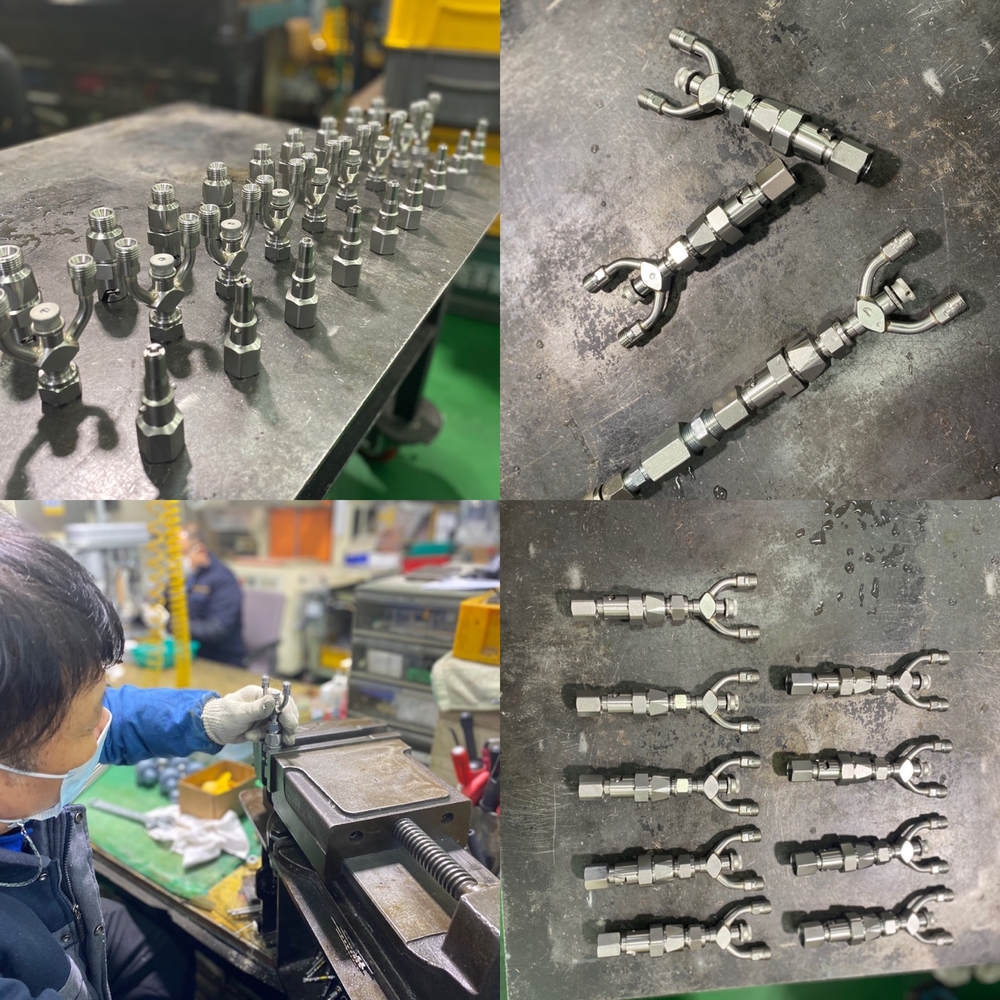 4개월에 걸쳐 디자인, 설계, 제작 및 누수 테스트까지 완료함.  페인팅 순환 시스템에 사용 예정.
